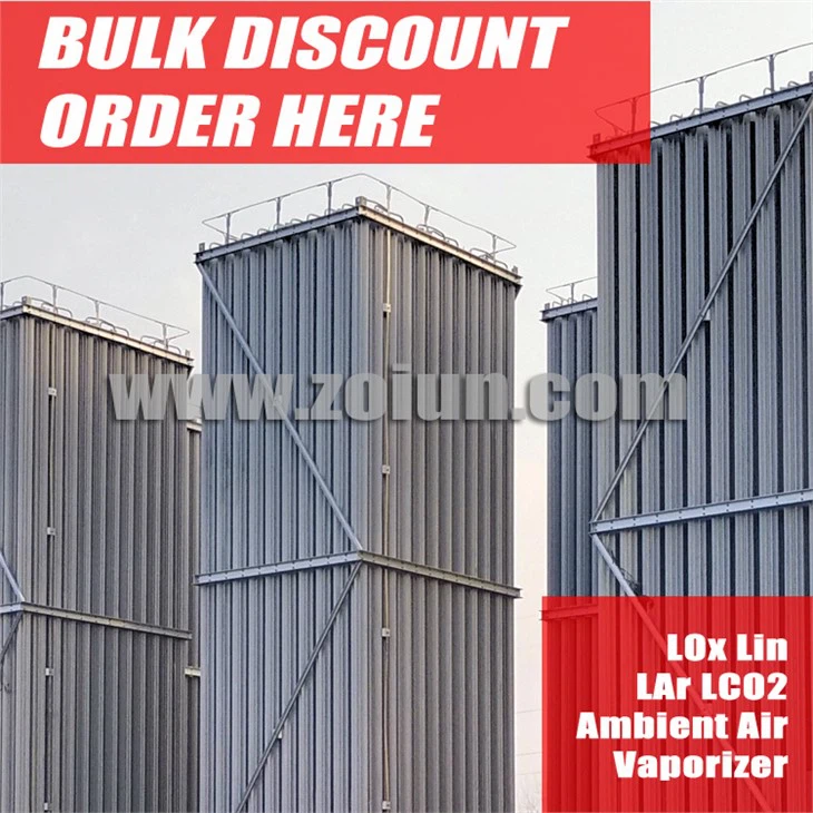 Medium Pressure Cryogenic Vaporizers